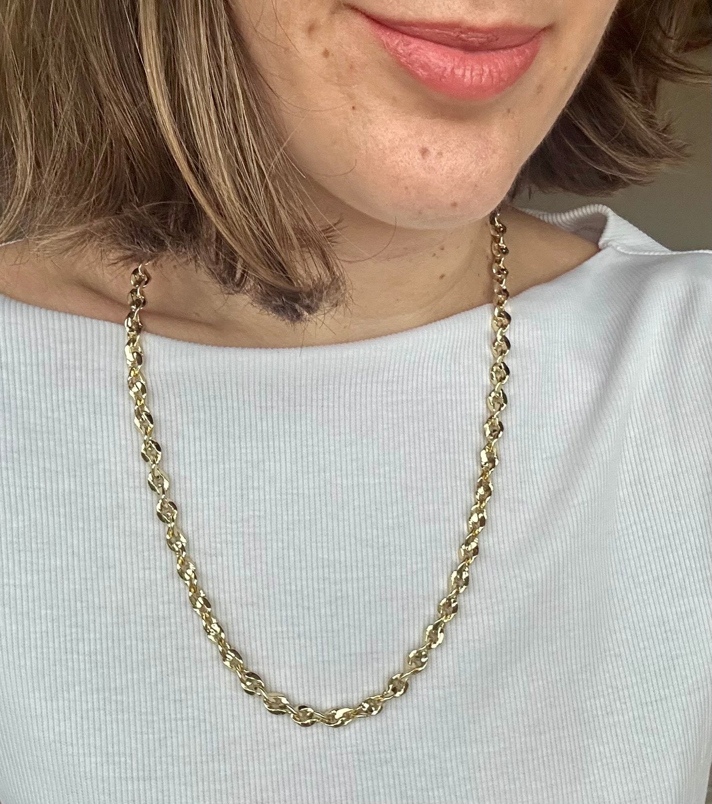 Sien 60 cm 14k Color Rhodium Plated Necklace