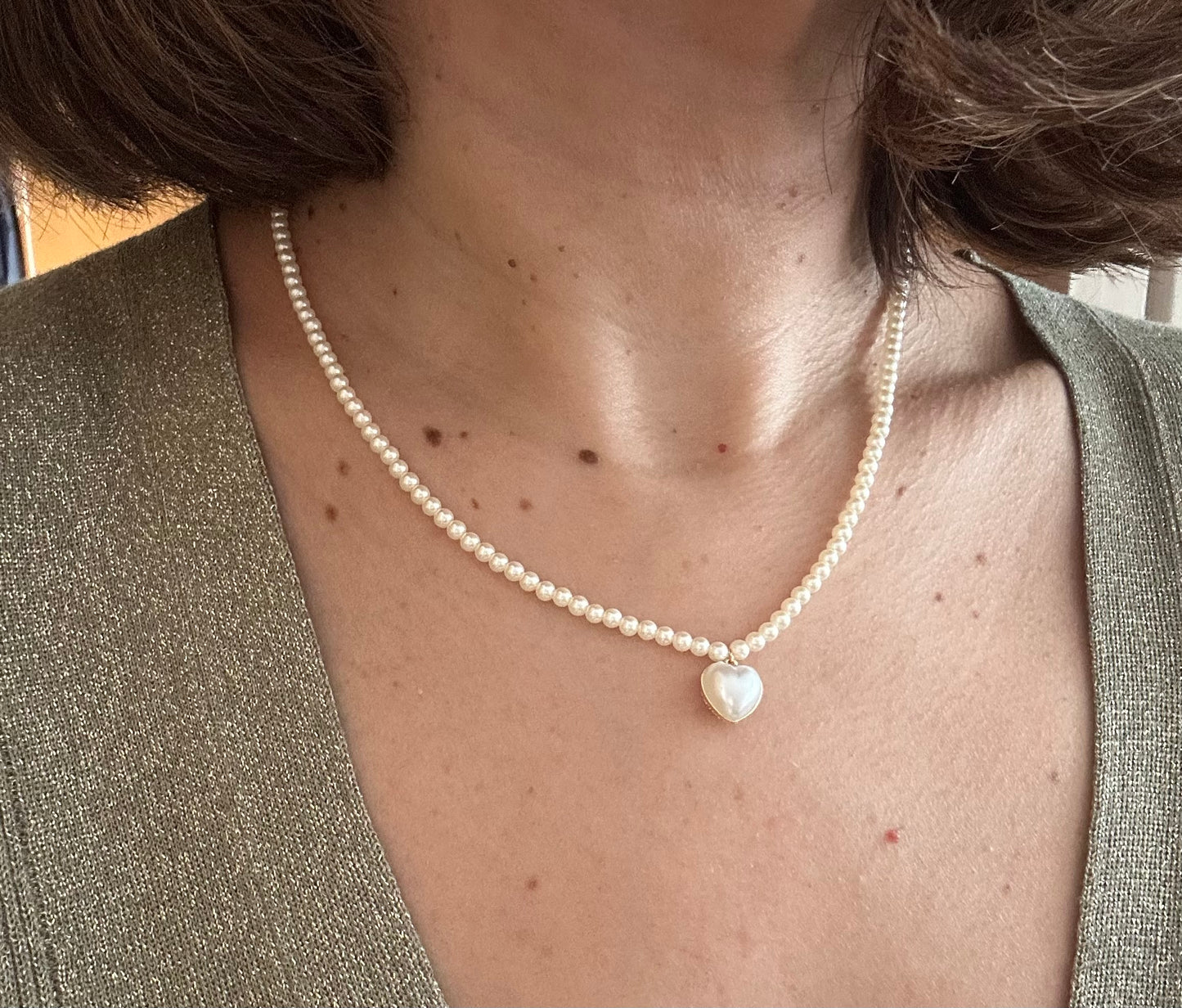 Lemma 14k Rhodium Plated Necklace