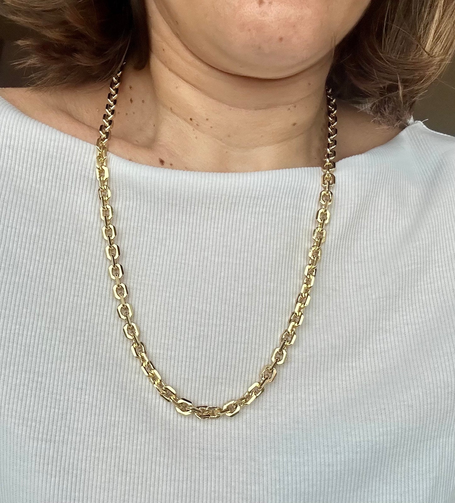 Kien 60 cm 14k Color Rhodium Plated Necklace