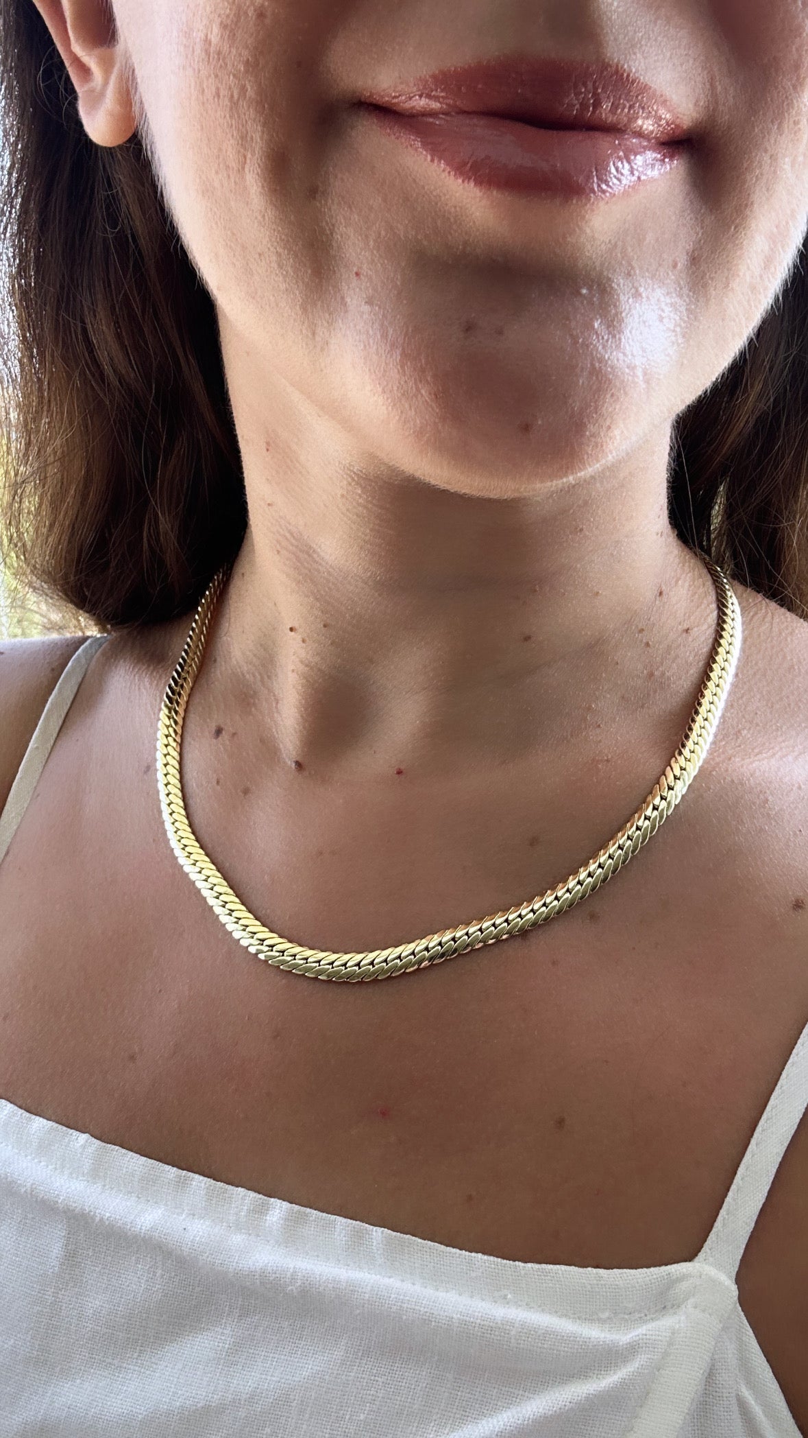 Amara 14K Rhodium Plated Necklace