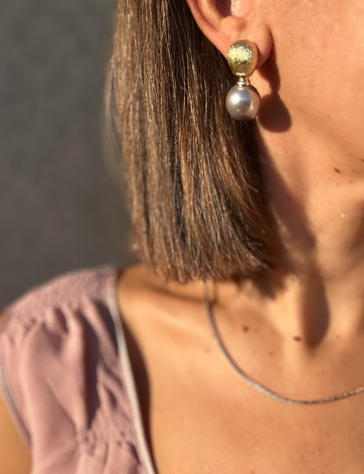 Reine Doree 14k Rengi Rodyum Kaplama Küpe