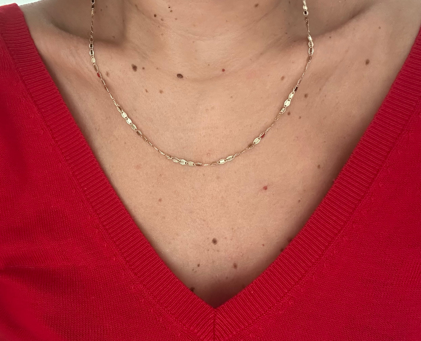Terra 14k Rhodium Plated Chain