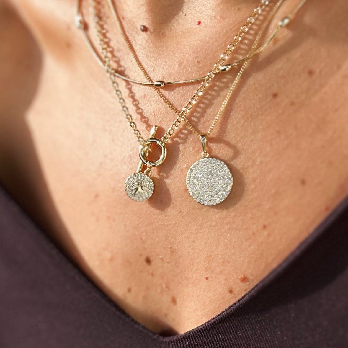 Epure 14k Rhodium Plated Necklace