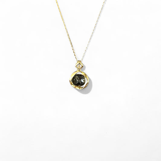 Marivelle 14k Color Rhodium Plated Necklace