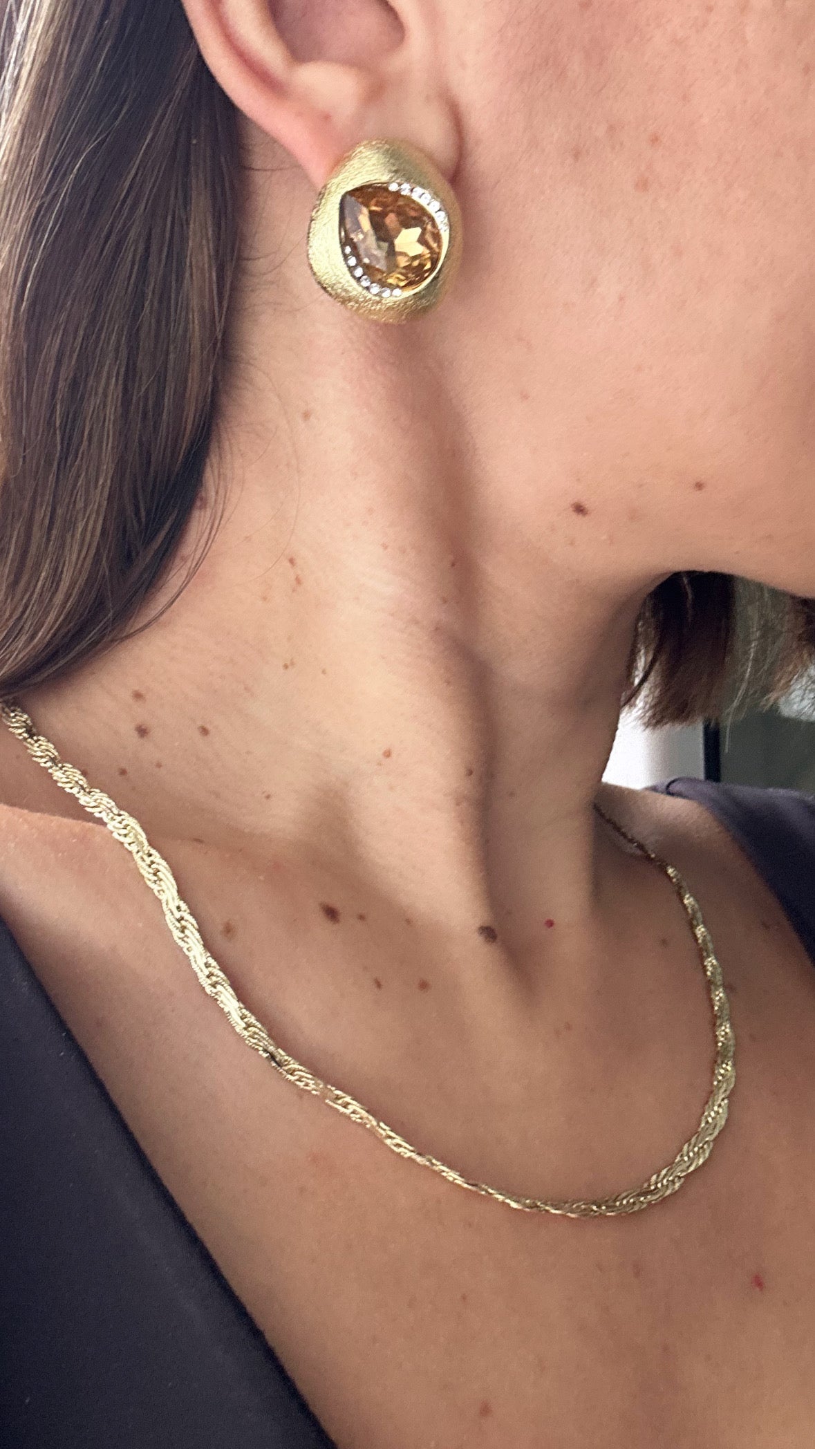 Fona 50 cm 14k Color Rhodium Plated Necklace