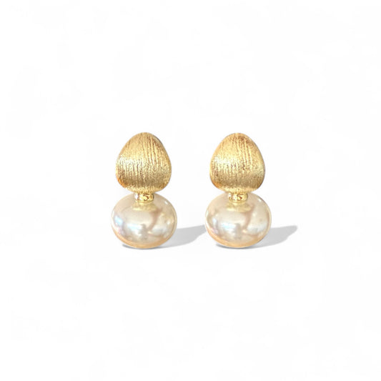 Belle Ame 14k Rengi Rodyum Kaplama Küpe