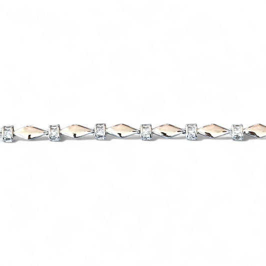 Ruli Rhodium Plated Bracelet