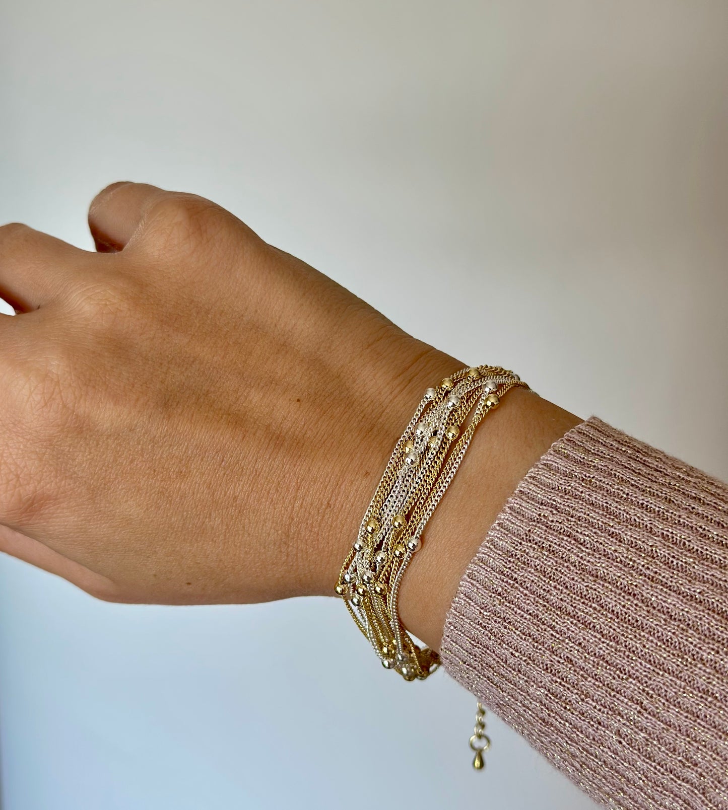 Sandi 14K Rhodium Plated Bracelet