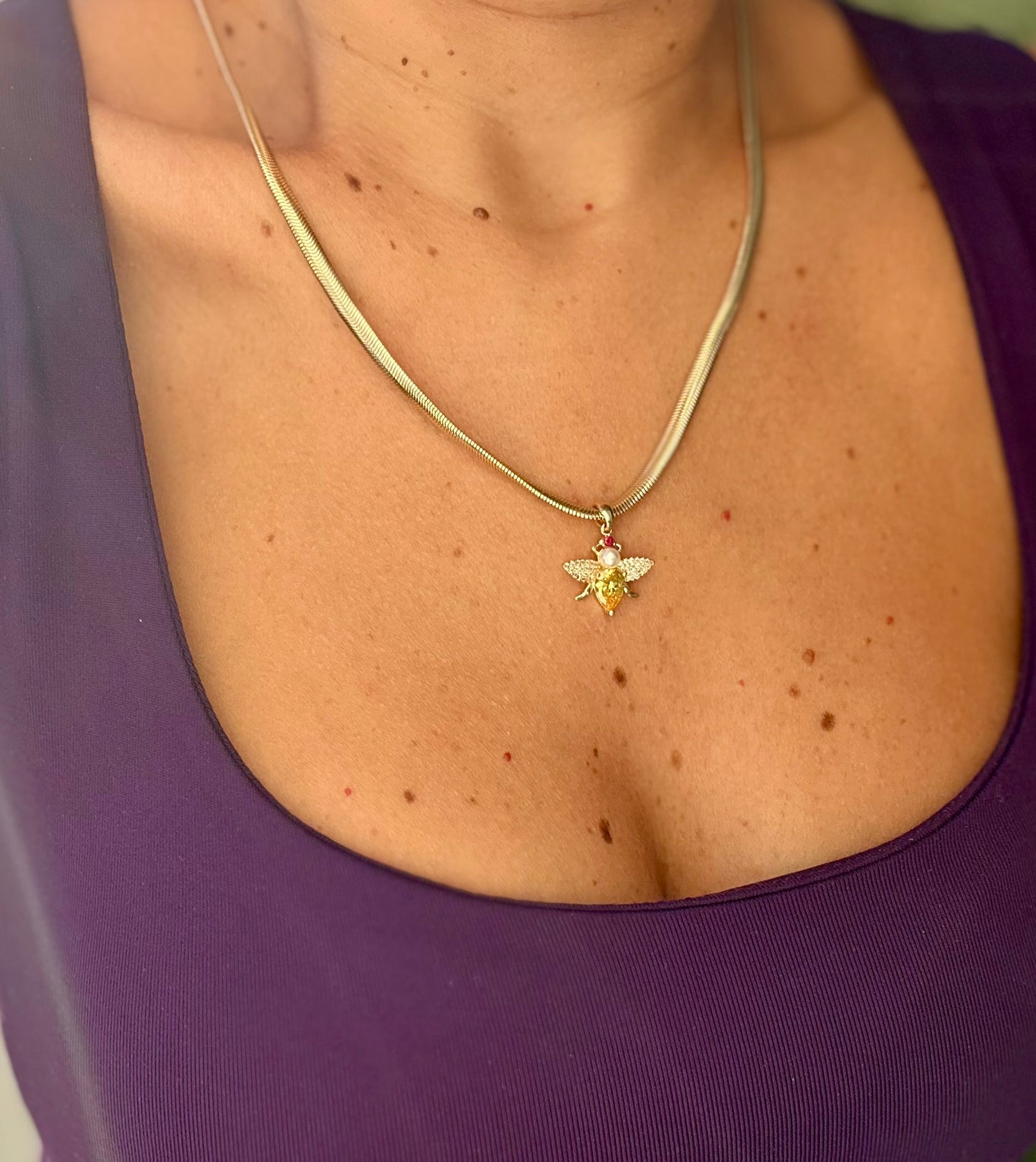 Sunset Reverie Italian Necklace