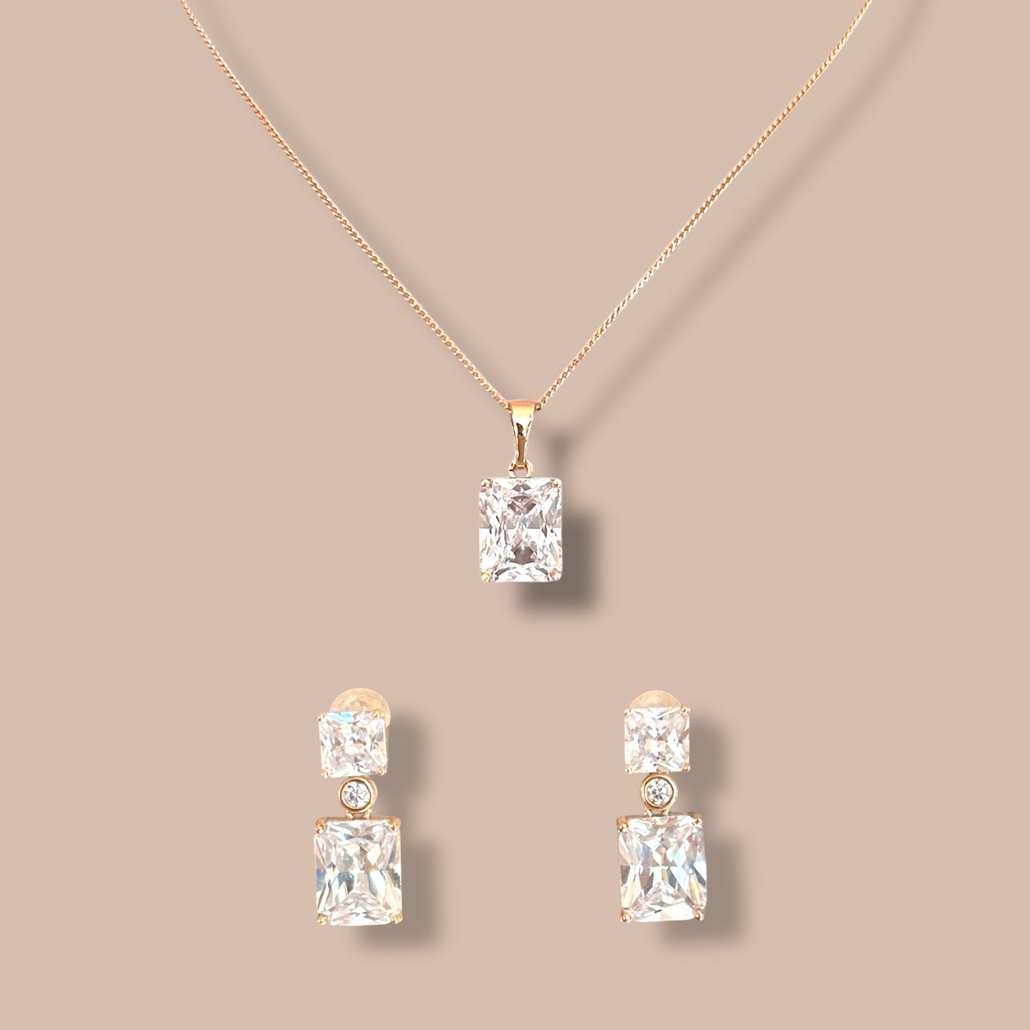 Panor 18k Color Rhodium Plated Set