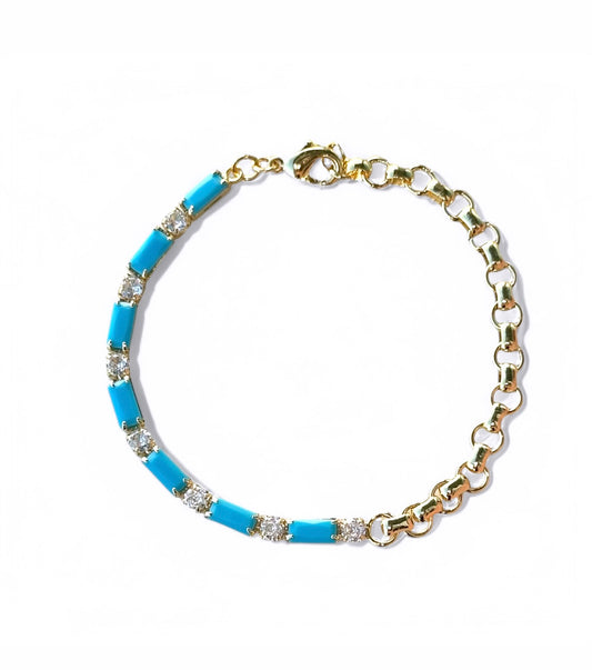 Blue Sonna 14k Color Bracelet