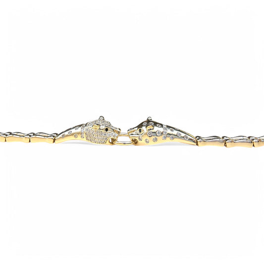 Diva 14k Rhodium Plated Bracelet