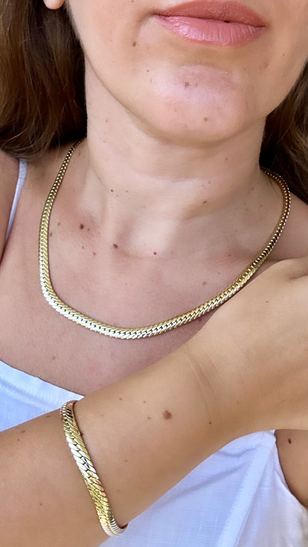 Amara 14K Rhodium Plated Necklace