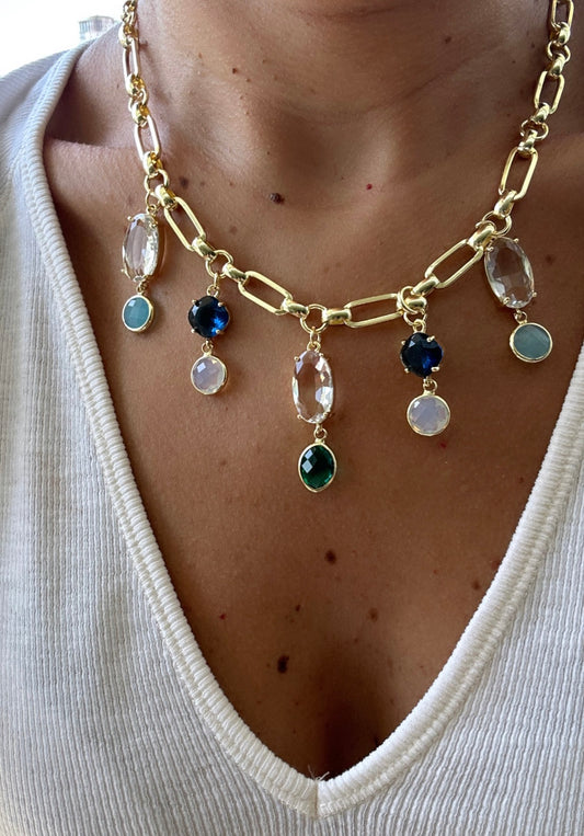 Cielo 14k Color Necklace