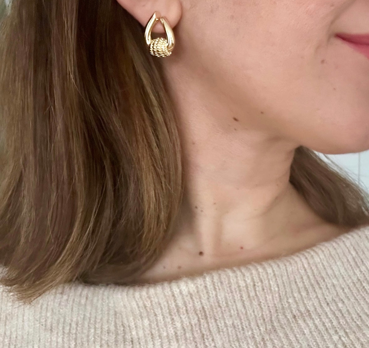 Aries Hoop Earrings