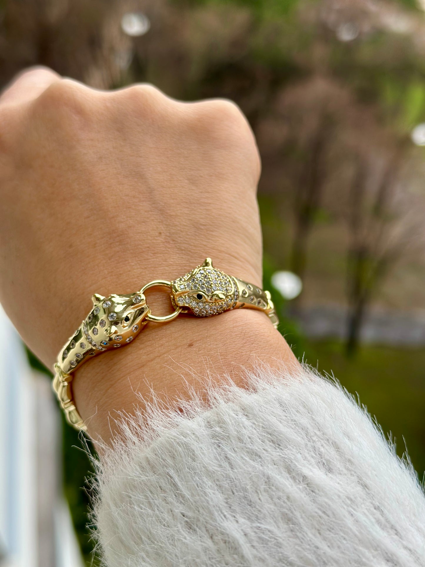 Diva 14k Rhodium Plated Bracelet