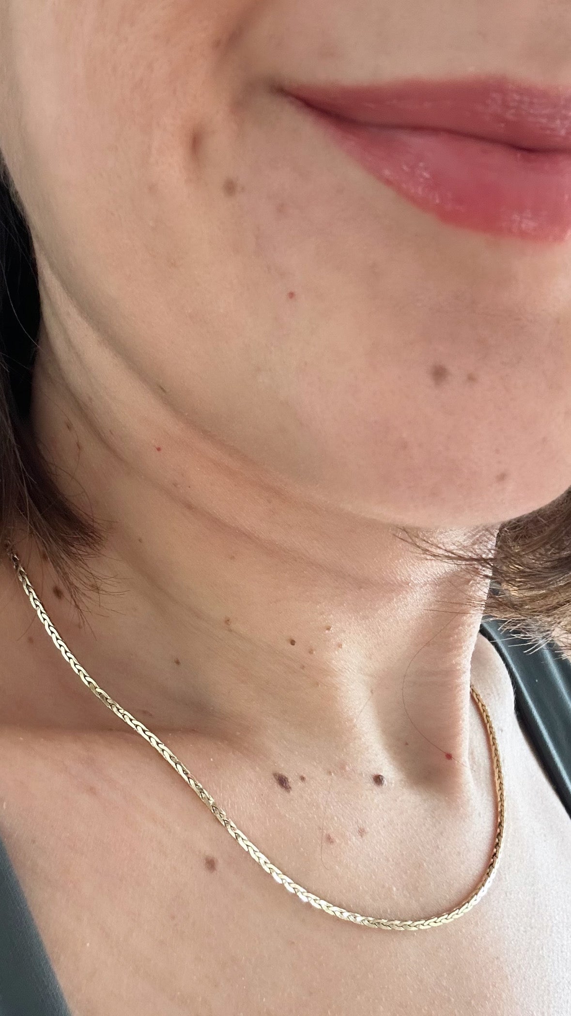Merra 14k Rhodium Plated Chain