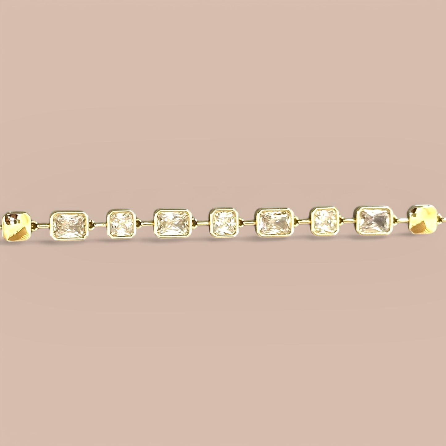 Kani 14k Rhodium Plated Bracelet