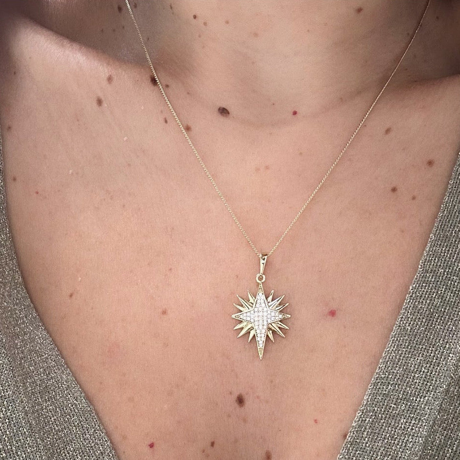 Mirelle 14k Rhodium Plated Necklace