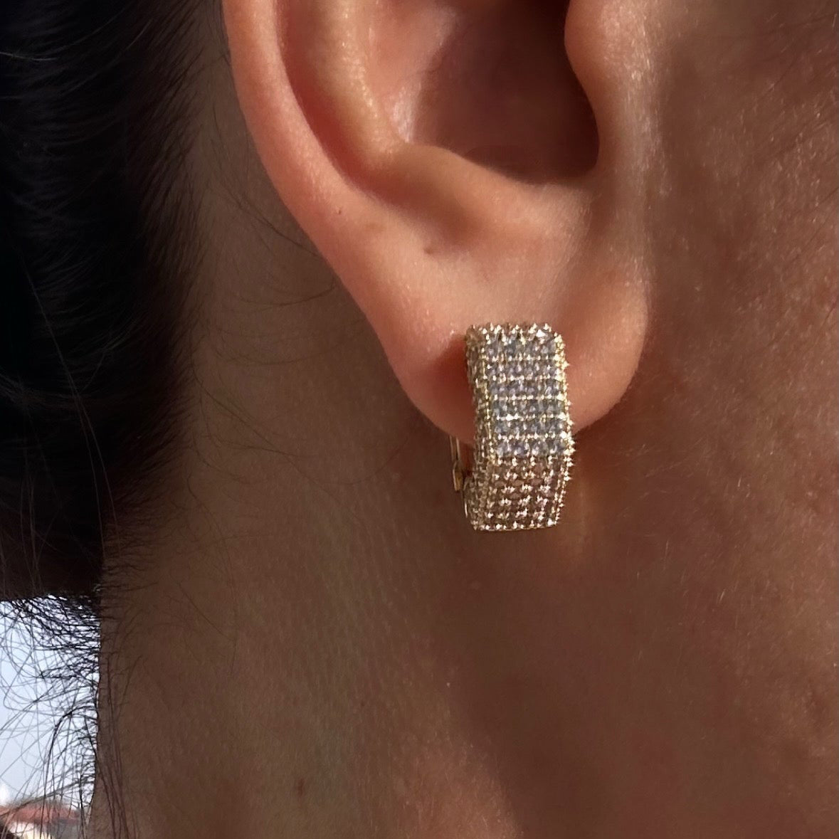 Zecca 14k Rhodium Plated Earrings