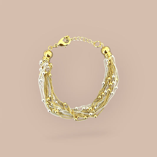 Sandi 14K Rhodium Plated Bracelet