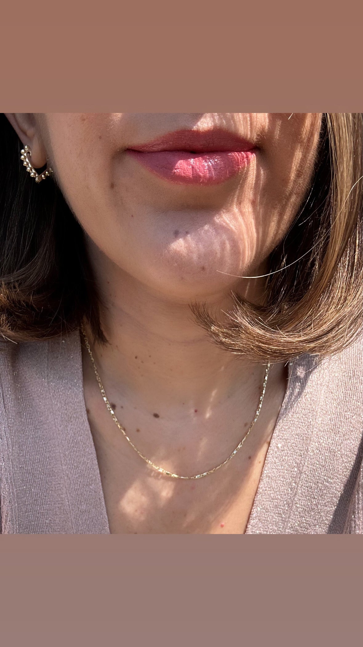Vinna 45cm 14k Color Rhodium Plated Necklace