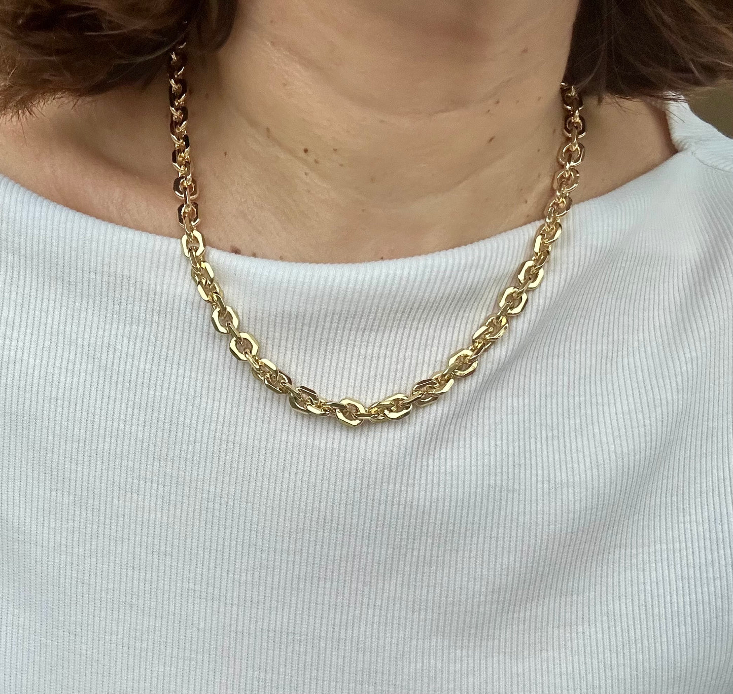 Kien 45 cm 14k Color Rhodium Plated Necklace