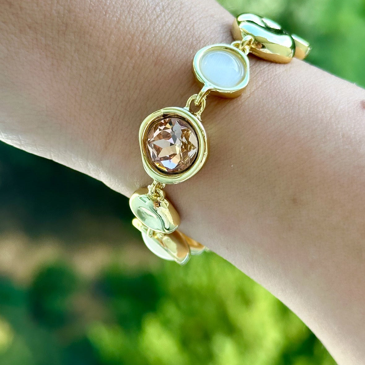 Devito 14K Rhodium Plated Bracelet