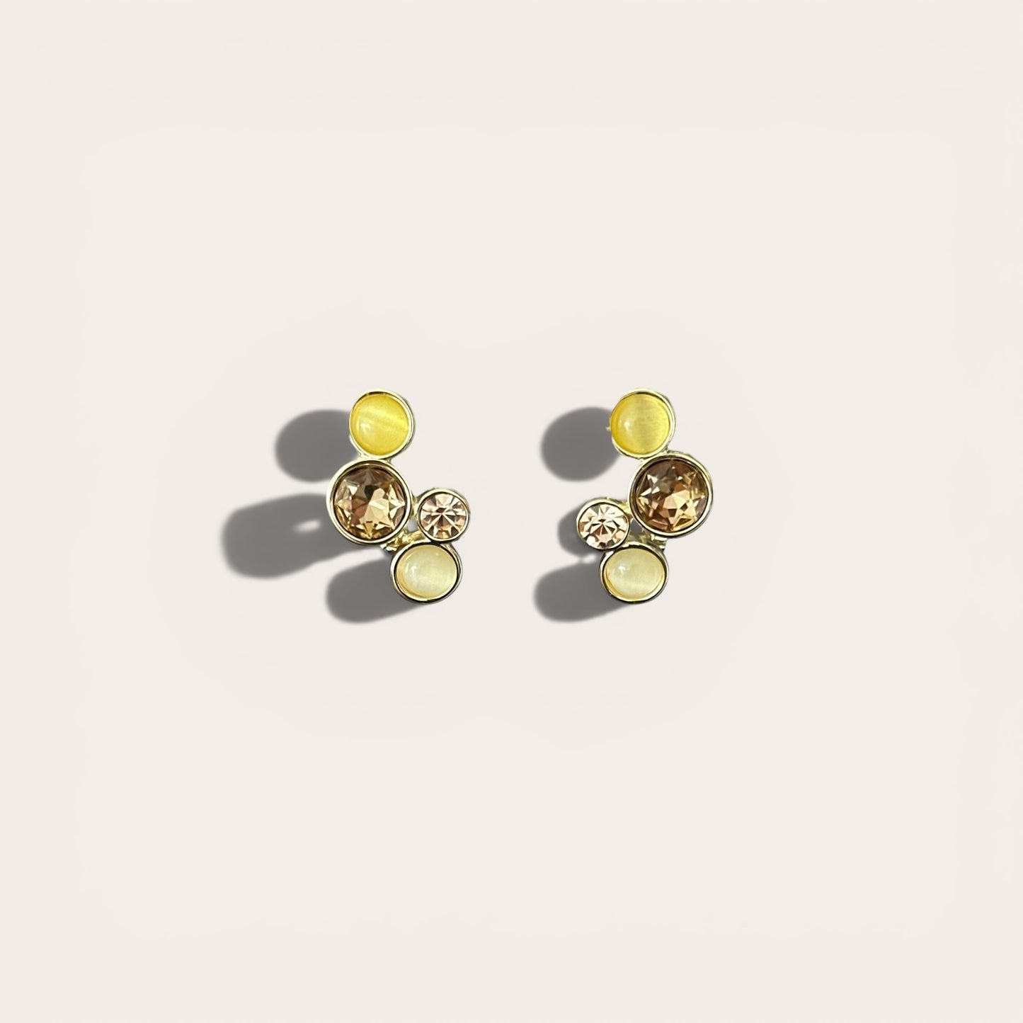 Pearlia 14k Rengi Rodyum Kaplama Küpe