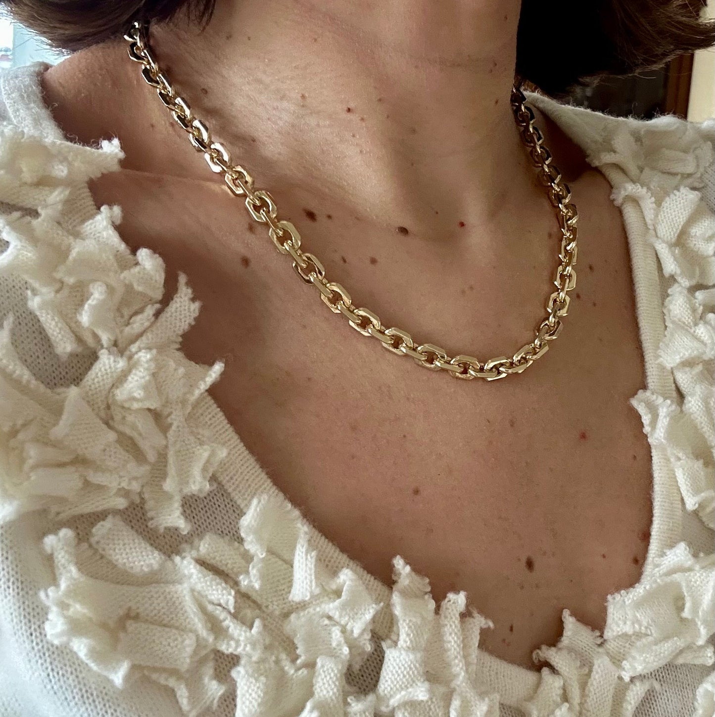 Kien 45 cm 14k Color Rhodium Plated Necklace