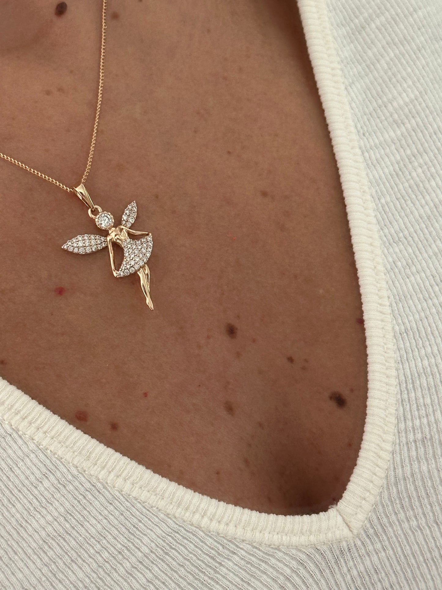 Fairy 18k Rodyum Kaplama Kolye