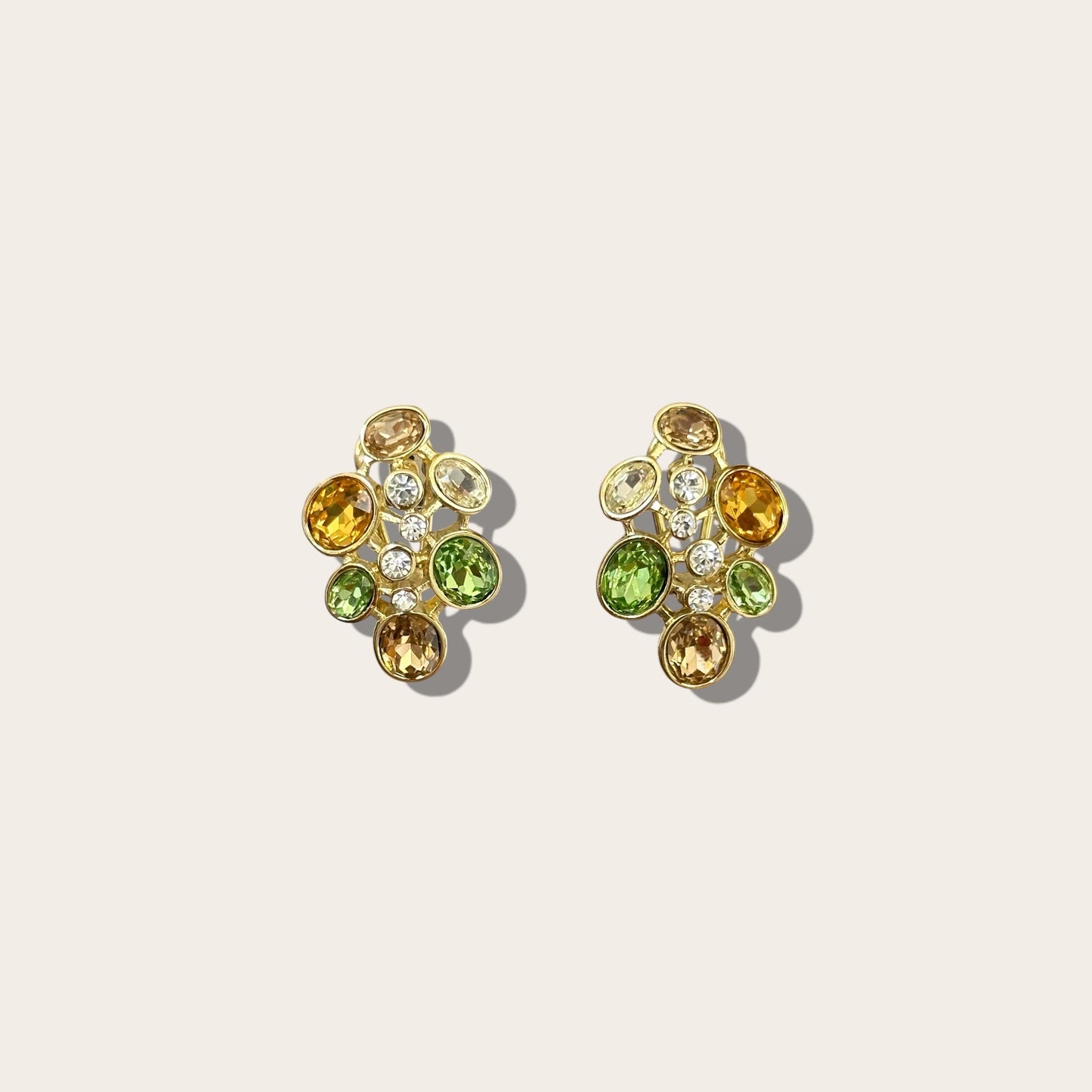 Fleur 14k Rengi Rodyum Kaplama Küpe