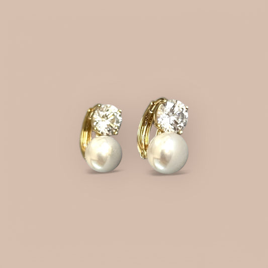 Sea Whisper 14k Rodyum Kaplama Küpe