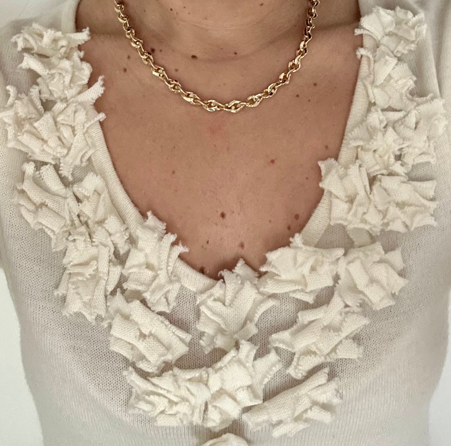 Sien 45 cm 14k Color Rhodium Plated Necklace