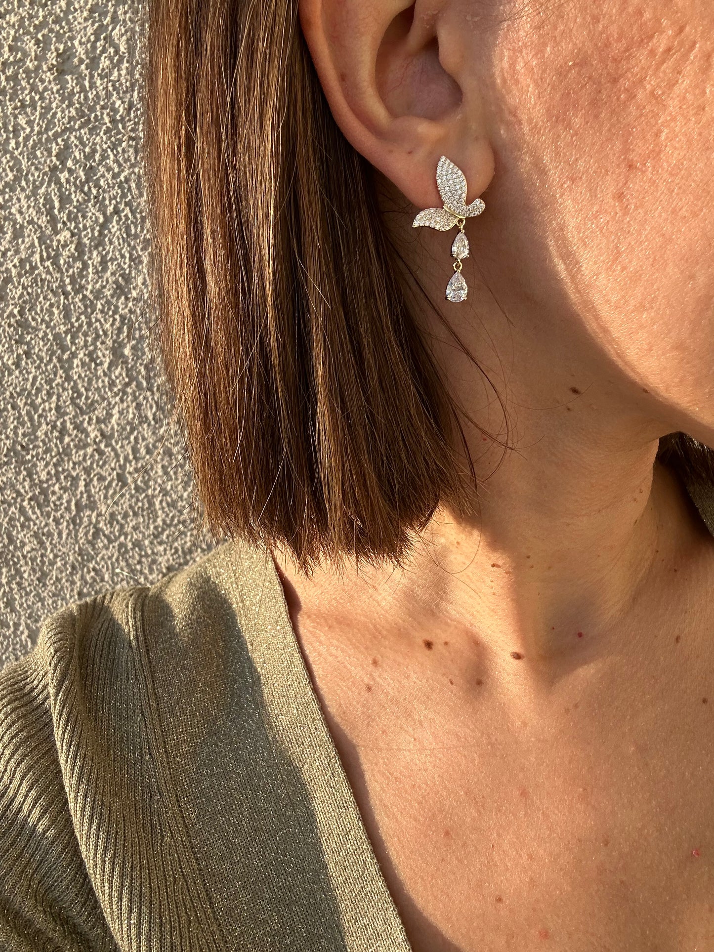 Clara 14k Color Rhodium Plated Earrings