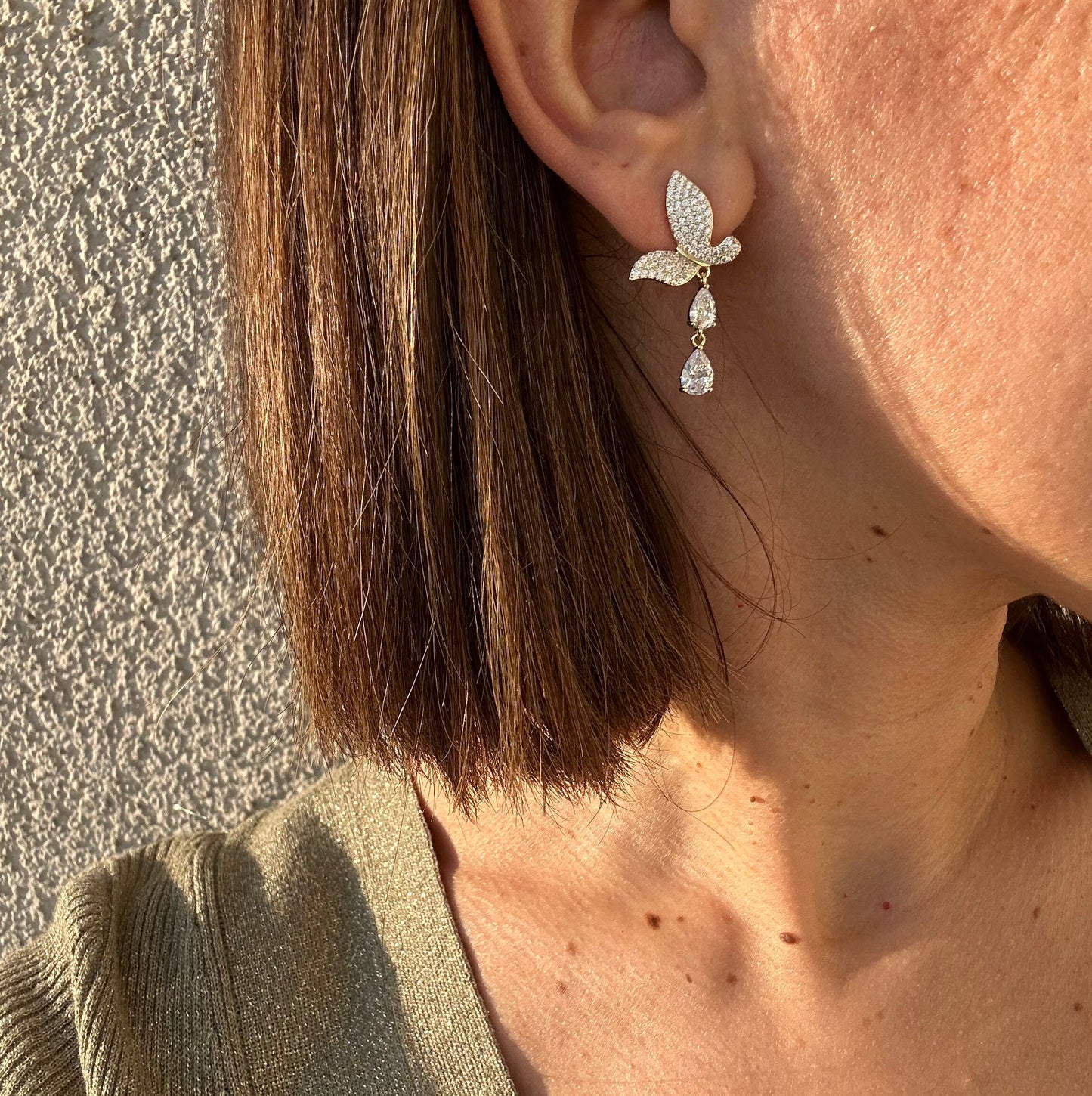 Clara 14k Color Rhodium Plated Earrings