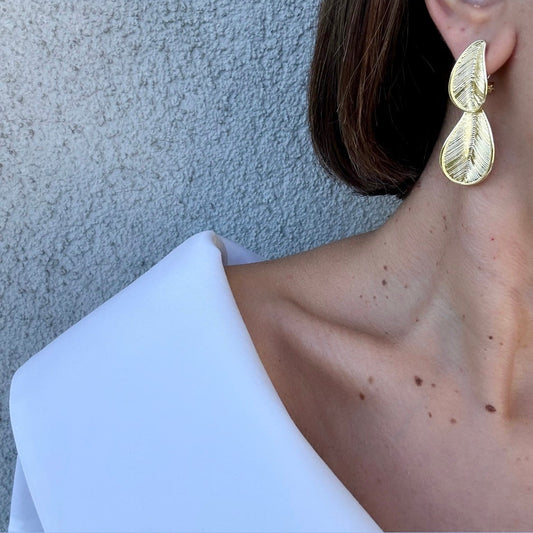 Jolie 14k Rengi Rodyum Kaplama Küpe