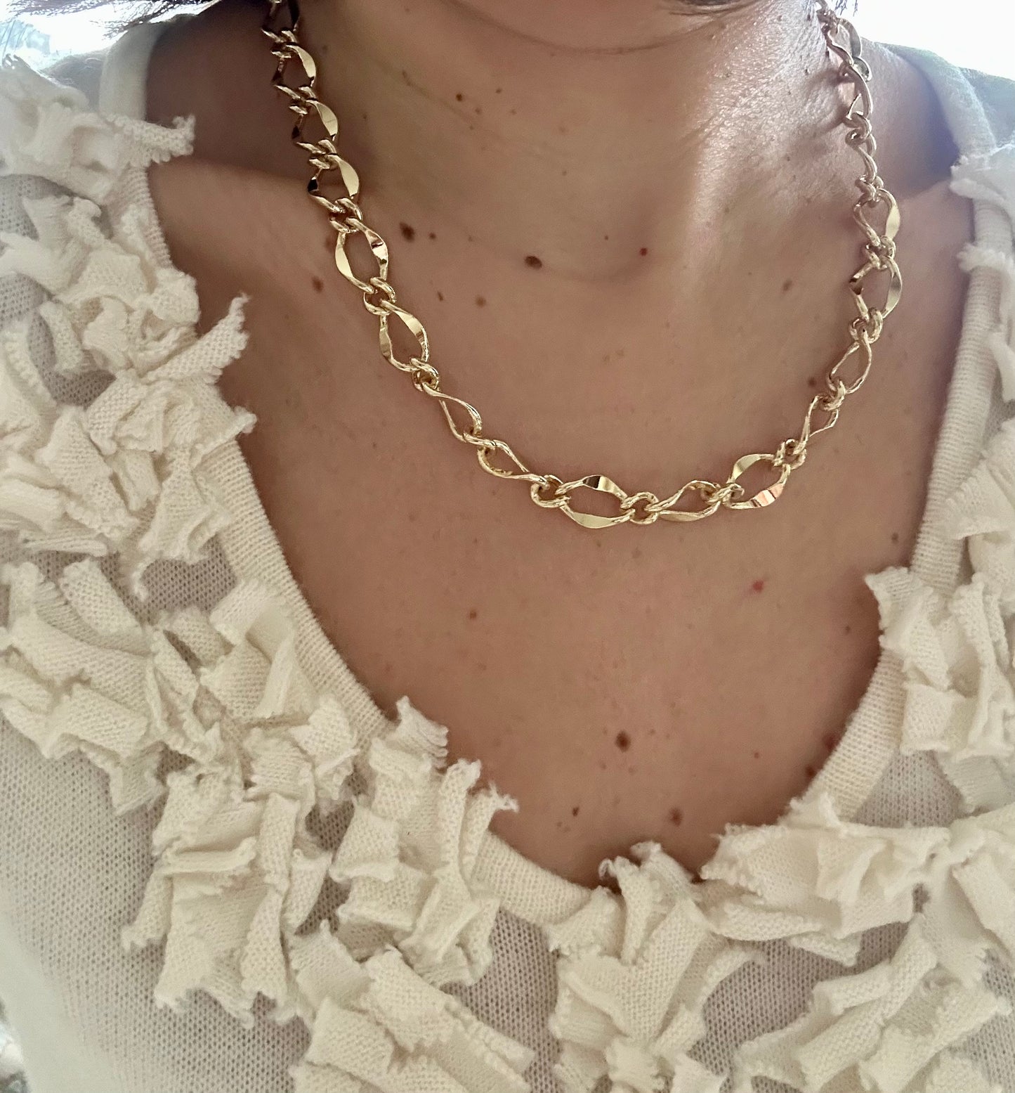 Henna 50 cm 14k Color Rhodium Plated Necklace