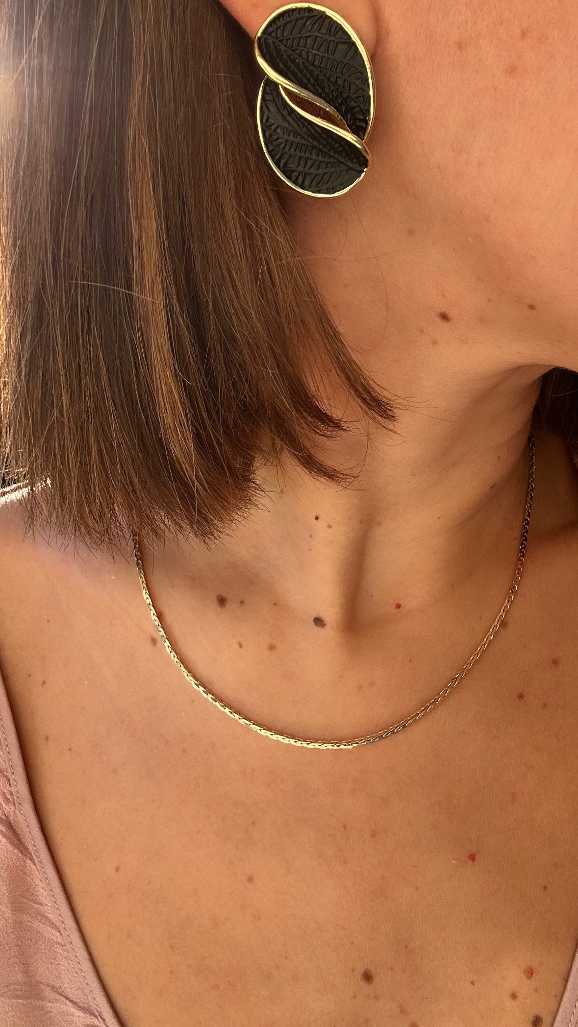 Elise 14k Rengi Rodyum Kaplama Küpe