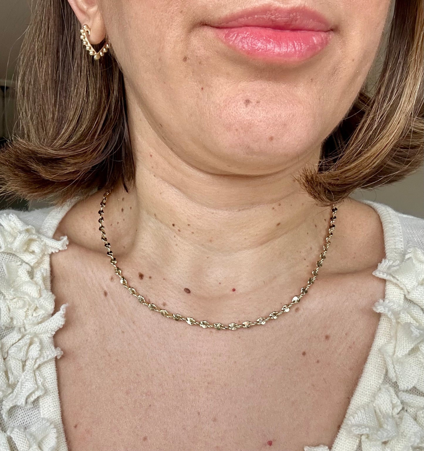 Lenna 45cm 14k Color Rhodium Plated Necklace