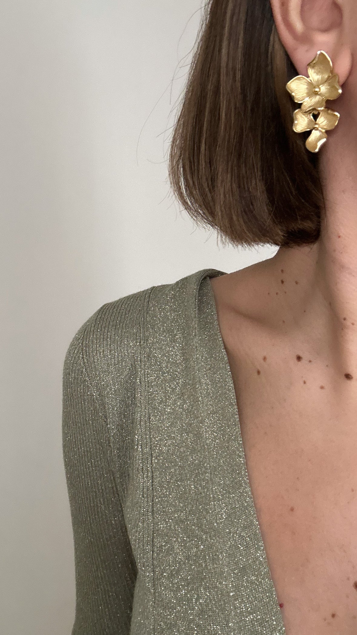 Noctelle 14k Rengi Rodyum Kaplama Küpe