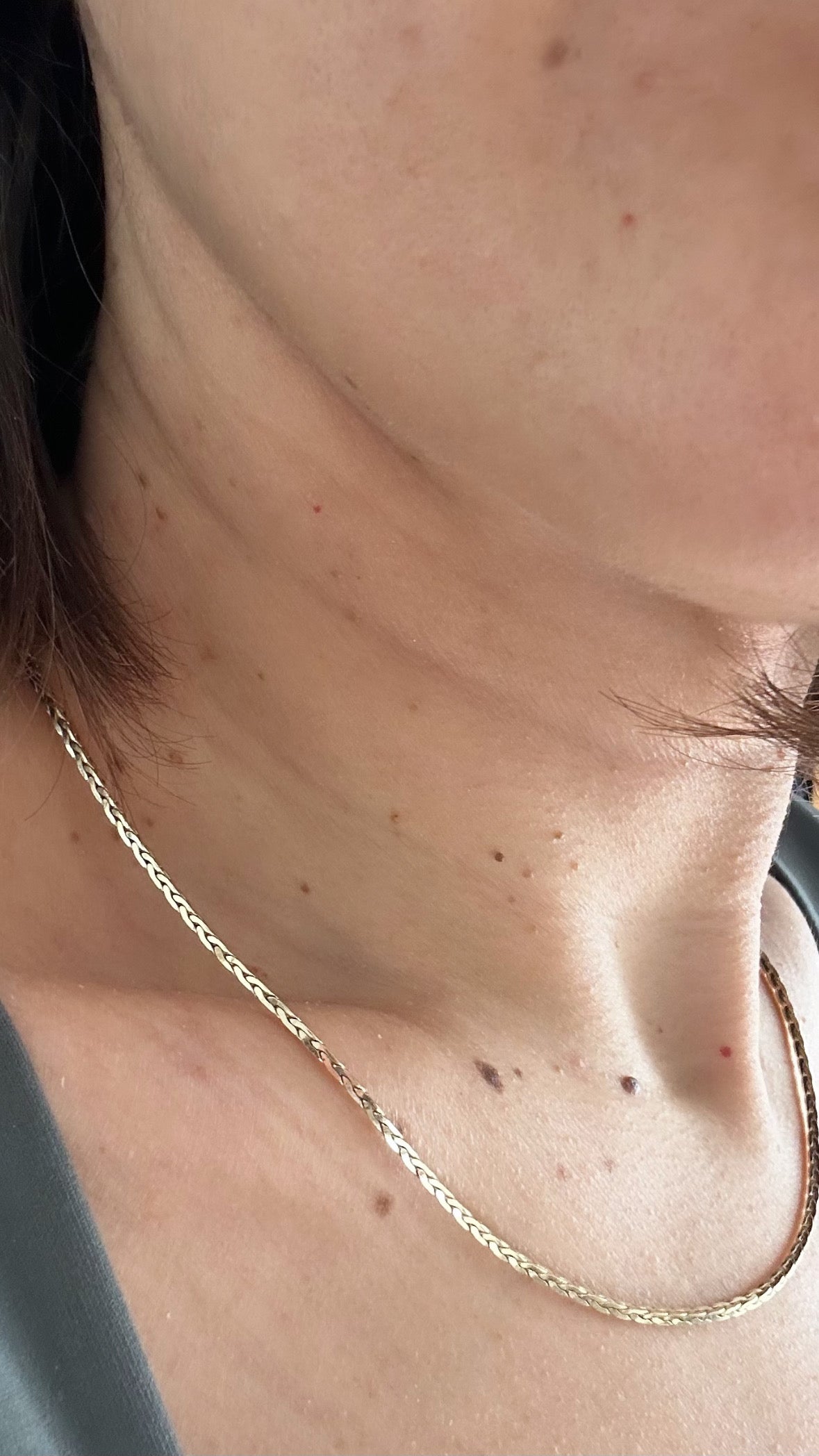 Merra 14k Rhodium Plated Chain