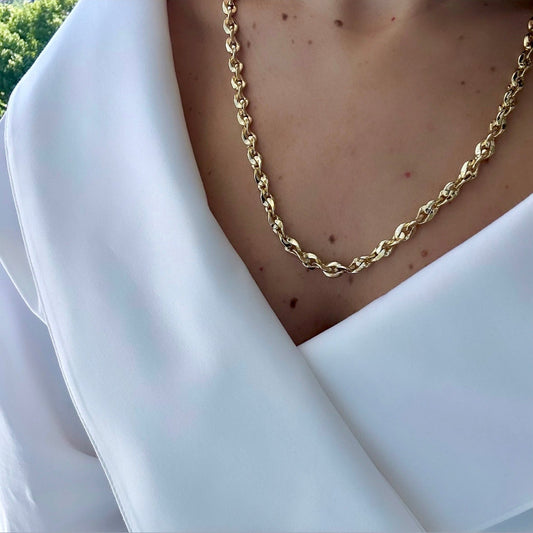 Sien 60 cm 14k Color Rhodium Plated Necklace
