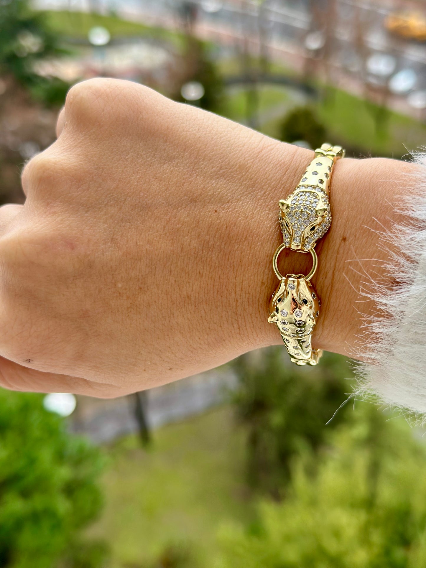 Diva 14k Rhodium Plated Bracelet
