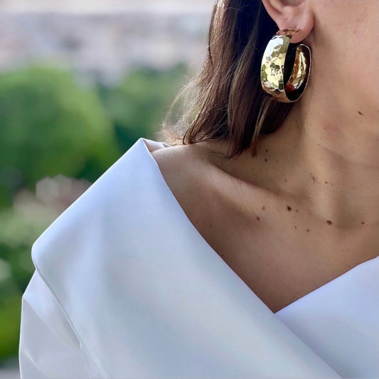 Jen 14k Rengi Rodyum Kaplama Küpe