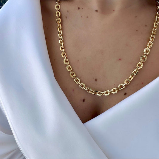 Kien 60 cm 14k Color Rhodium Plated Necklace