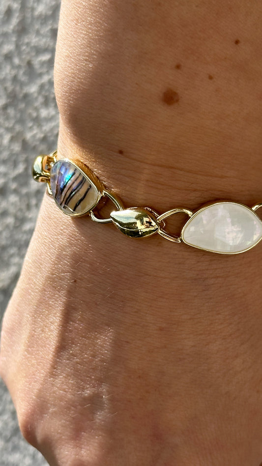 Lapearl 14K Rodyum Kaplama Bileklik