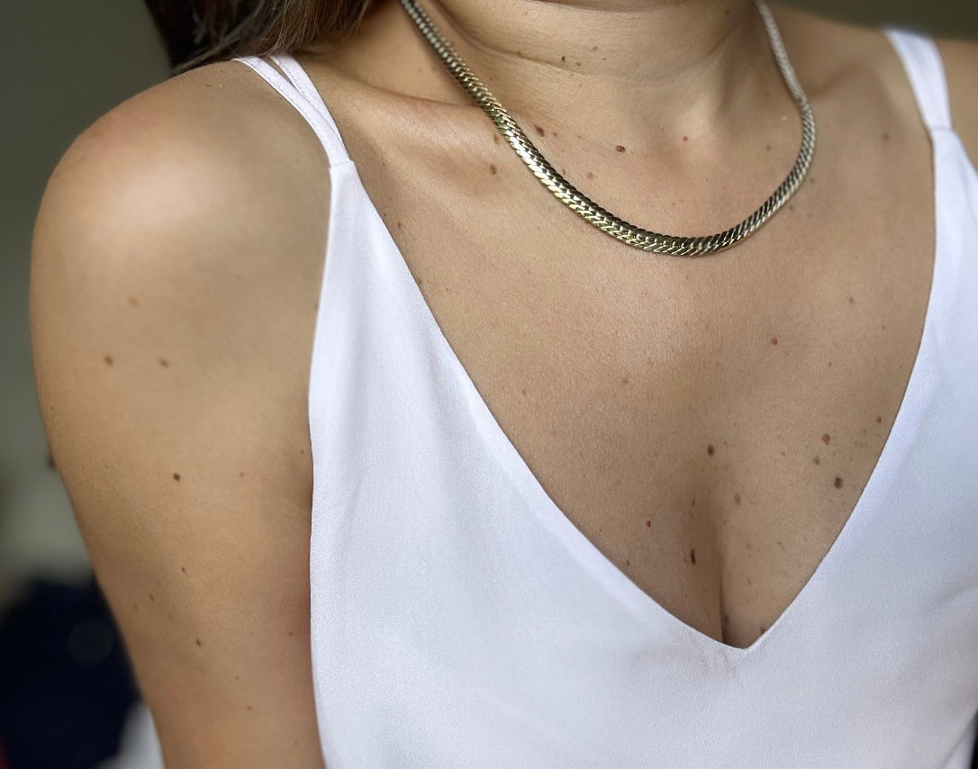 Amara 14K Rhodium Plated Necklace