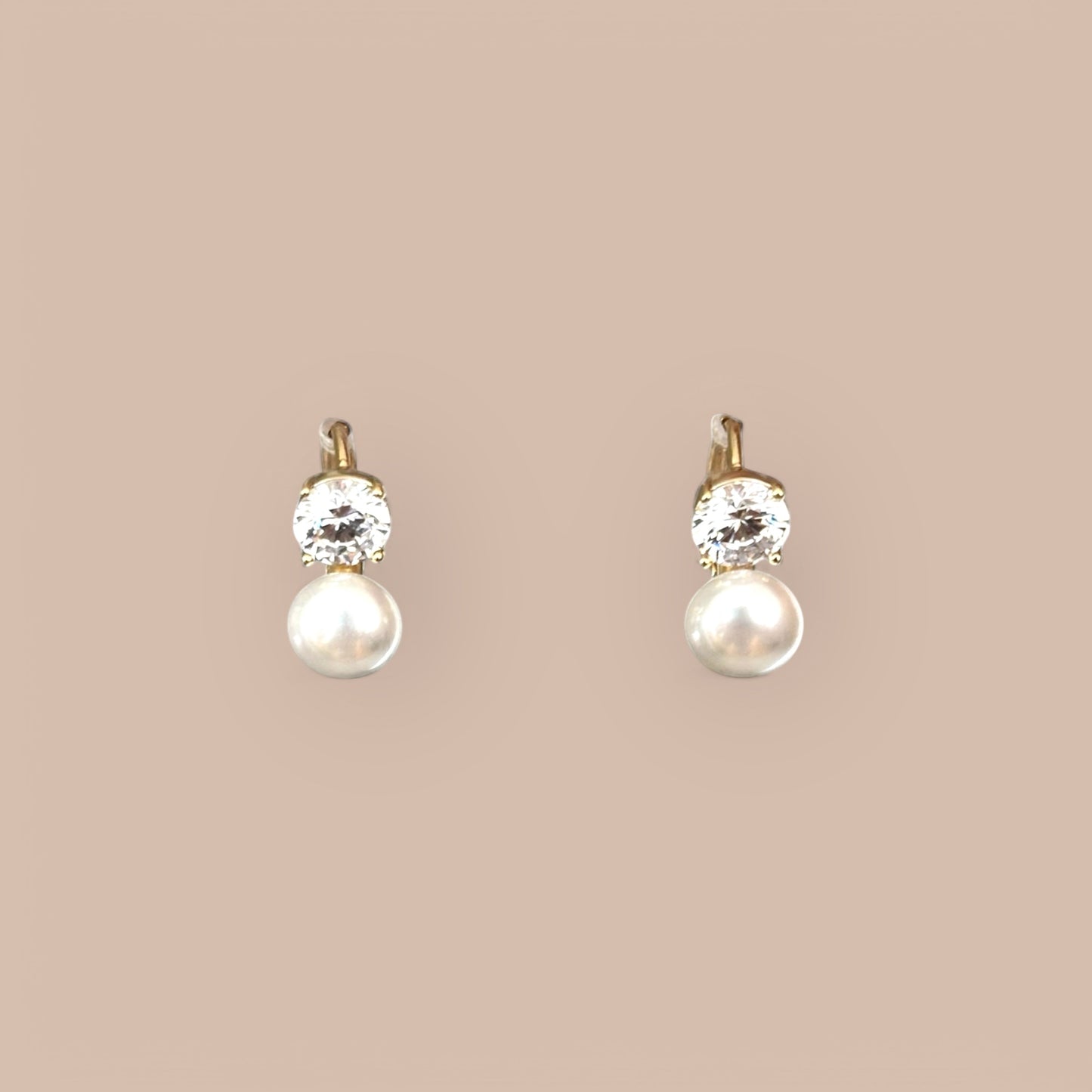Sea Whisper 14k Rhodium Plated Earrings