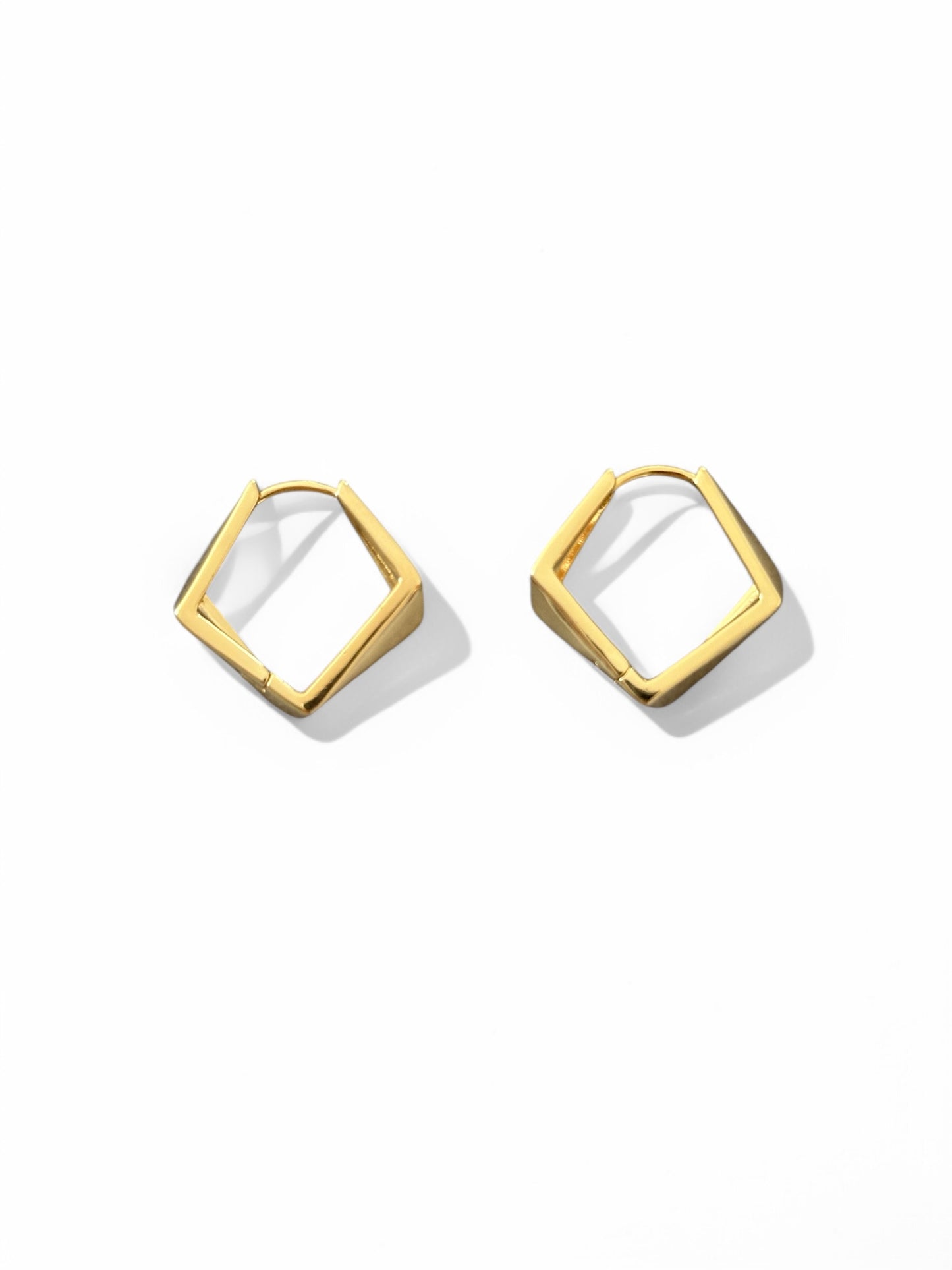 Dafi 14K Rhodium Plated Dangle Earrings